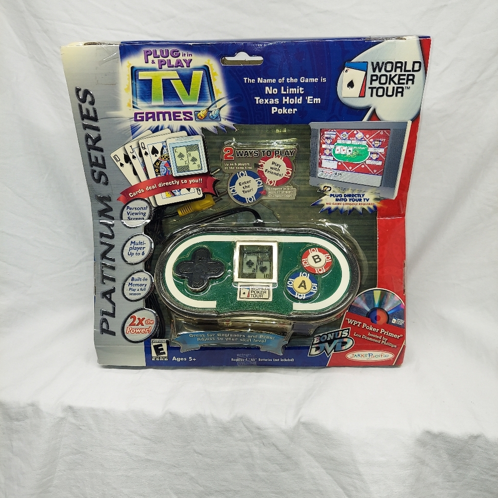 World Poker Tour TV Games "E" Version (TV game systems, 2004) Platinum Series